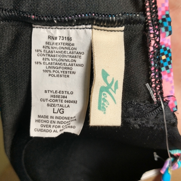 Hobie Multicolor bikini top. L - Picture 8 of 10